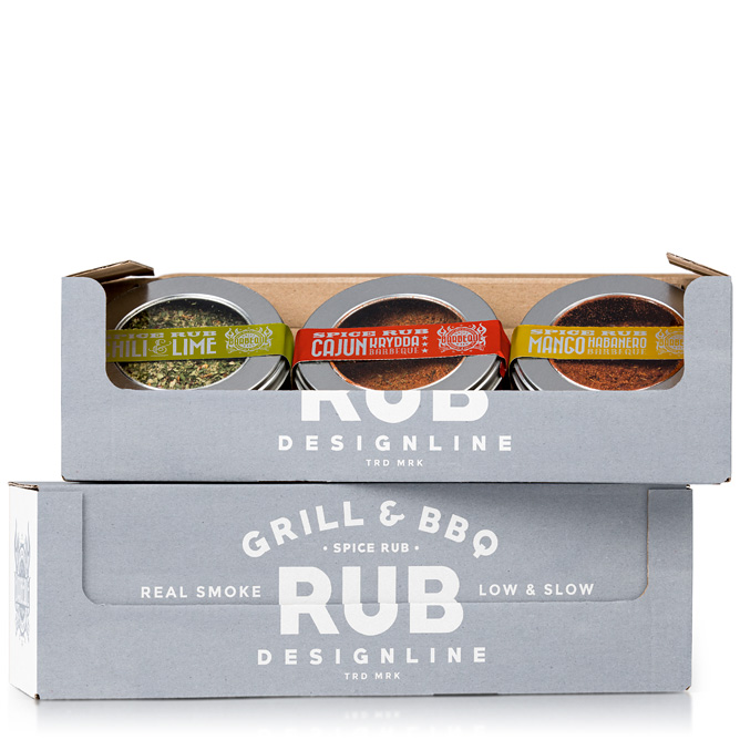 Designline 3-pack spice rub 